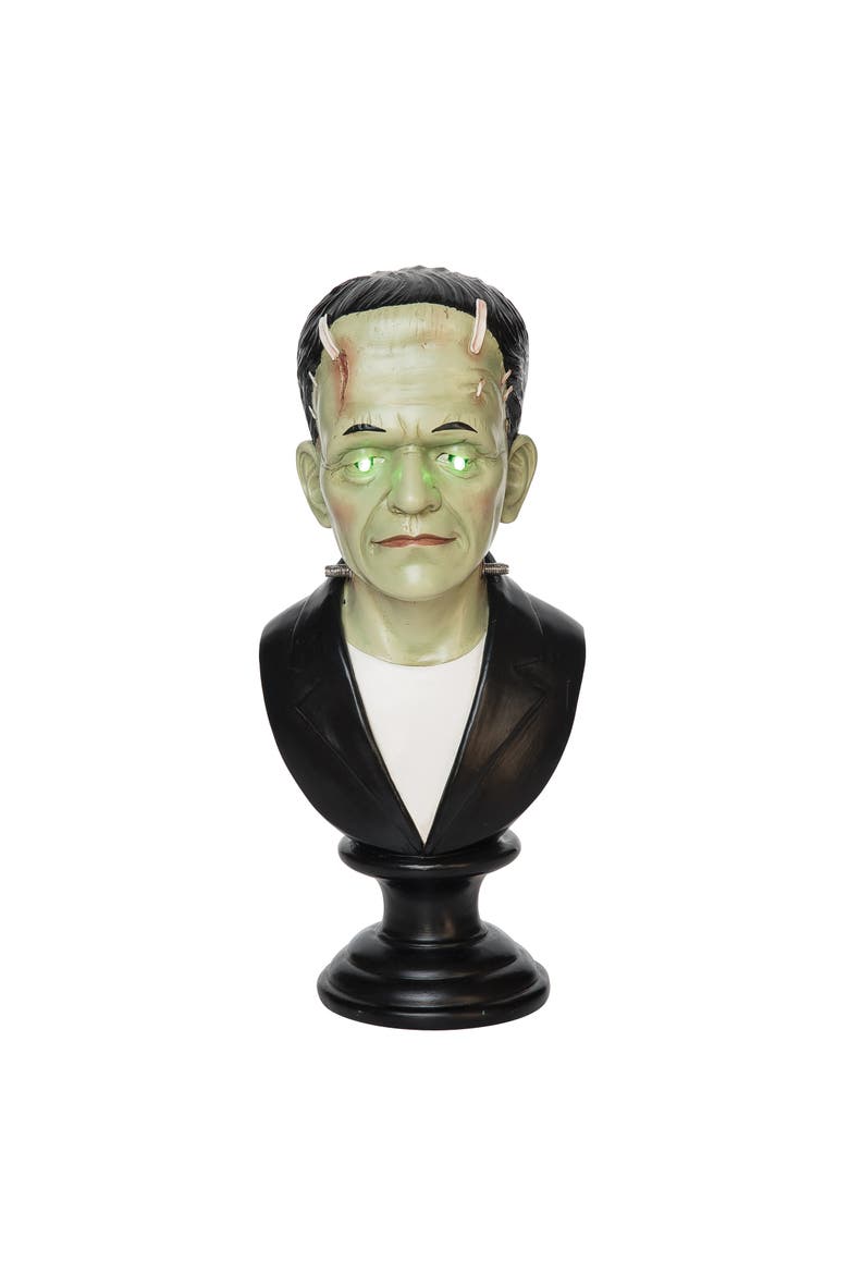 Frankenstein LED Halloween Figure, Main, color, Green