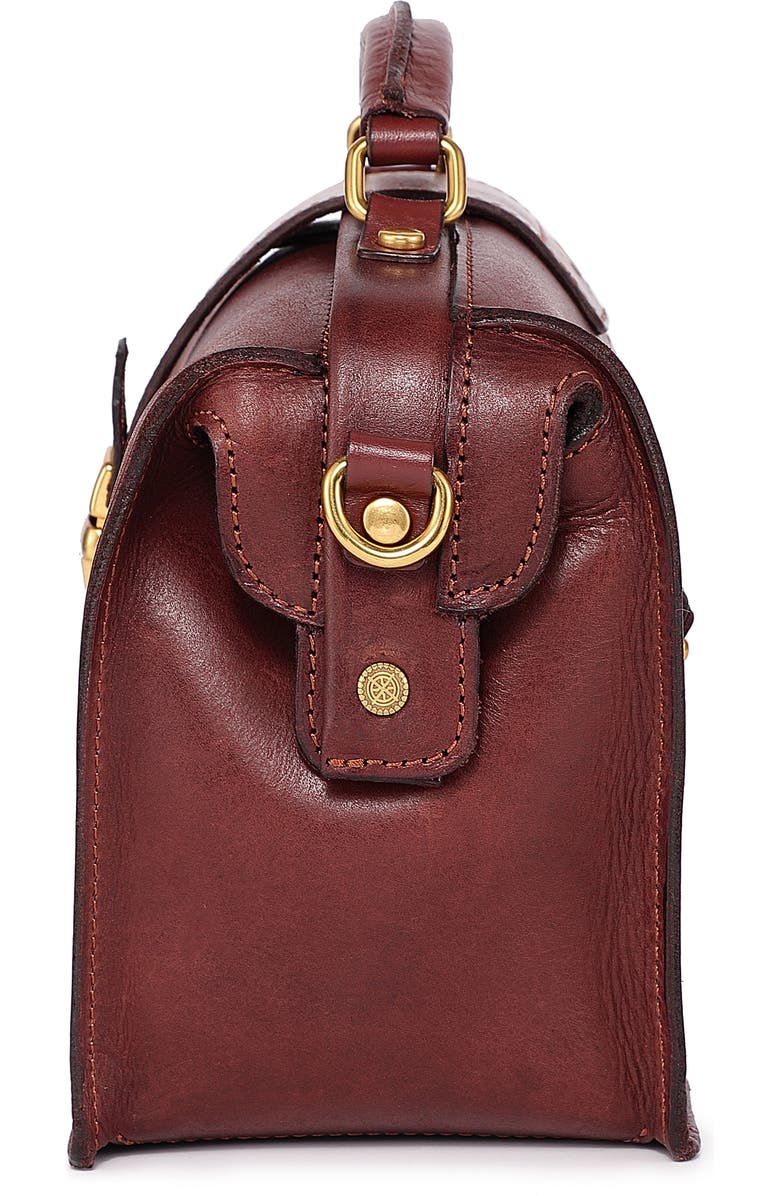 OLD TREND Doctor Transport Leather Satchel, Alternate, color, Brown