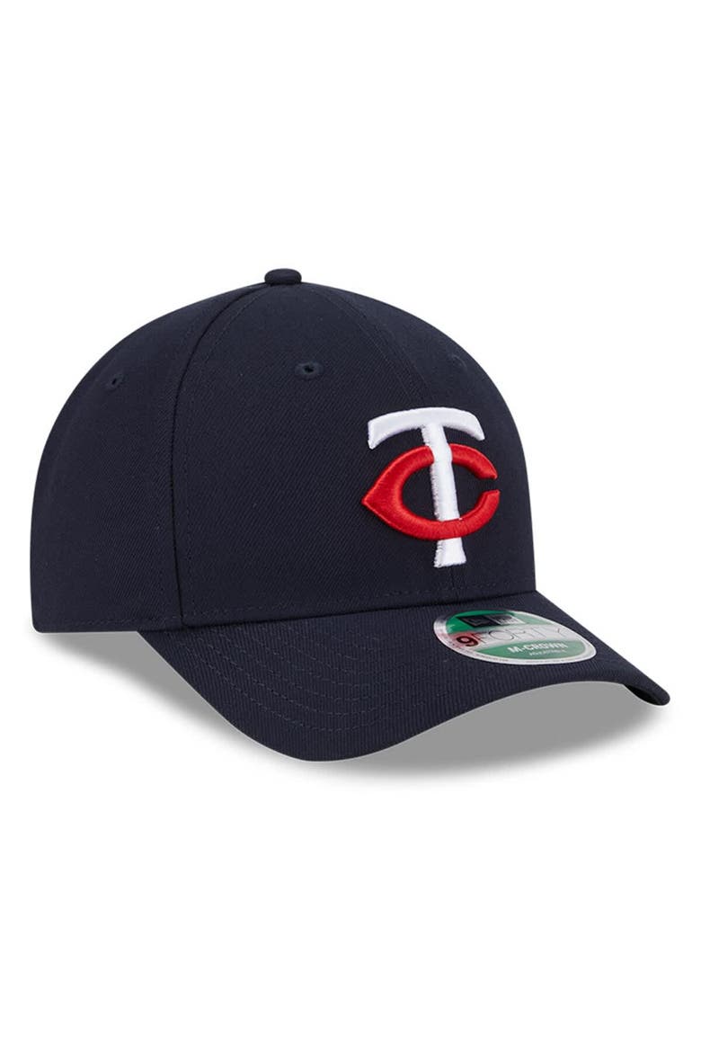 Men's New Era  Navy Minnesota Twins Player Replica 9FORTY Adjustable Hat, Alternate, color, Navy