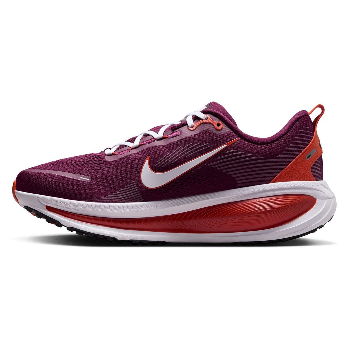 Men's Nike Virginia Tech Hokies Vomero 18 Running Shoes, Alternate, color, Maroon