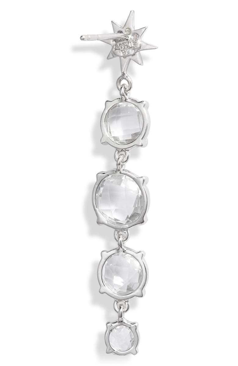 Anzie North Star Drop Earrings, Alternate, color, Silver