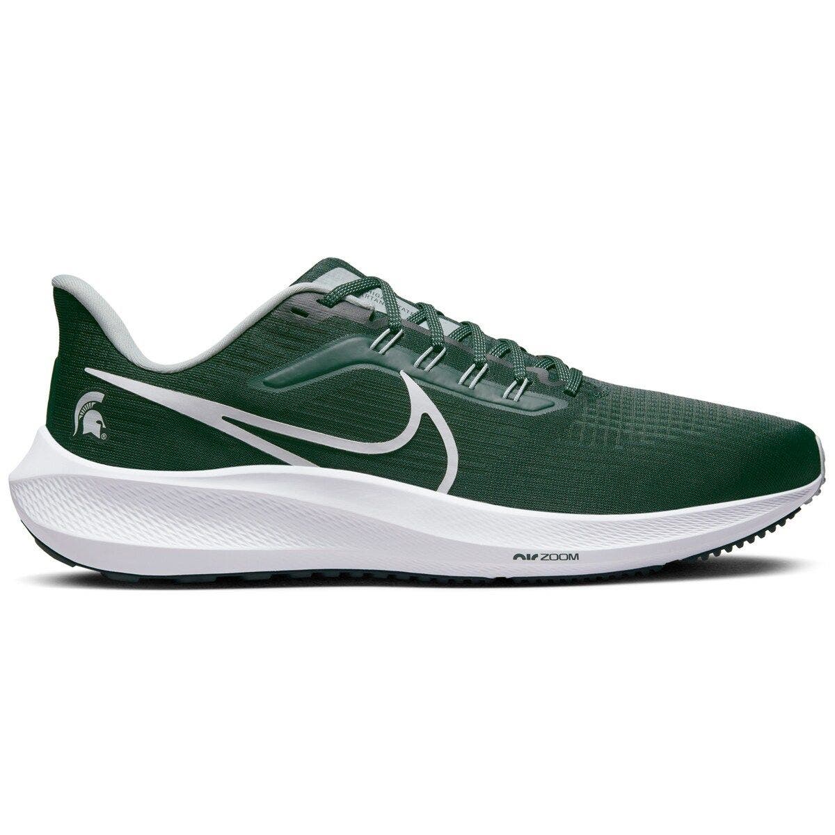Nike Unisex Nike Green Michigan State Spartans Zoom Pegasus 39 Running Shoe, Alternate, color, 