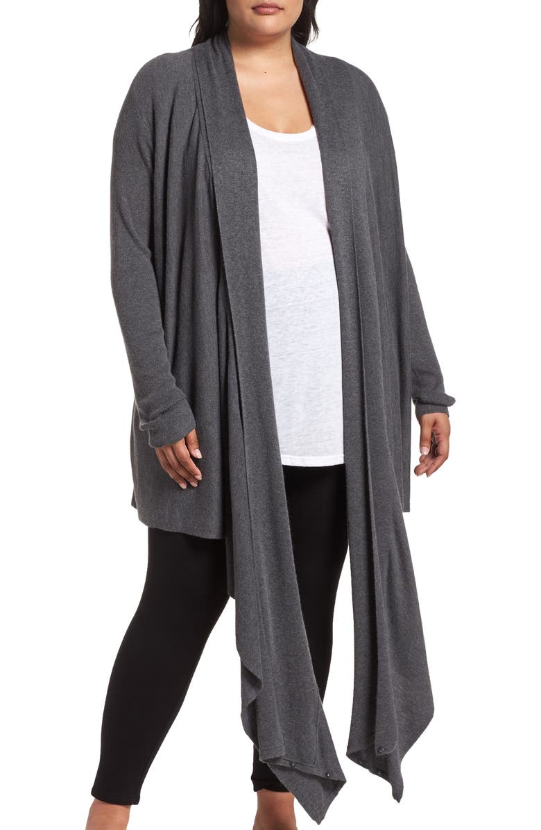 Nordstrom Lingerie Wrap Front Cardigan, Alternate, color,