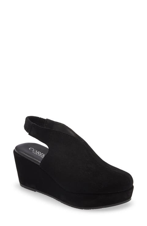 Donny Slingback Platform Wedge