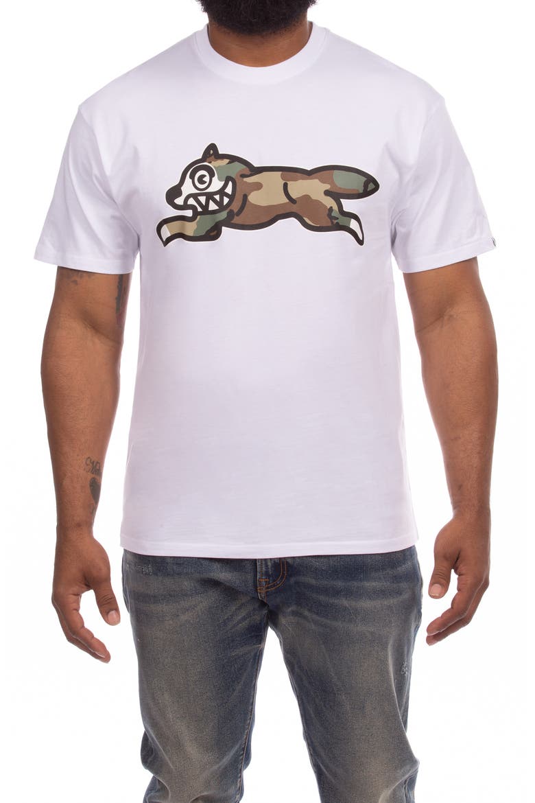 Camo Dog Graphic T-Shirt, Main, color, WHITE
