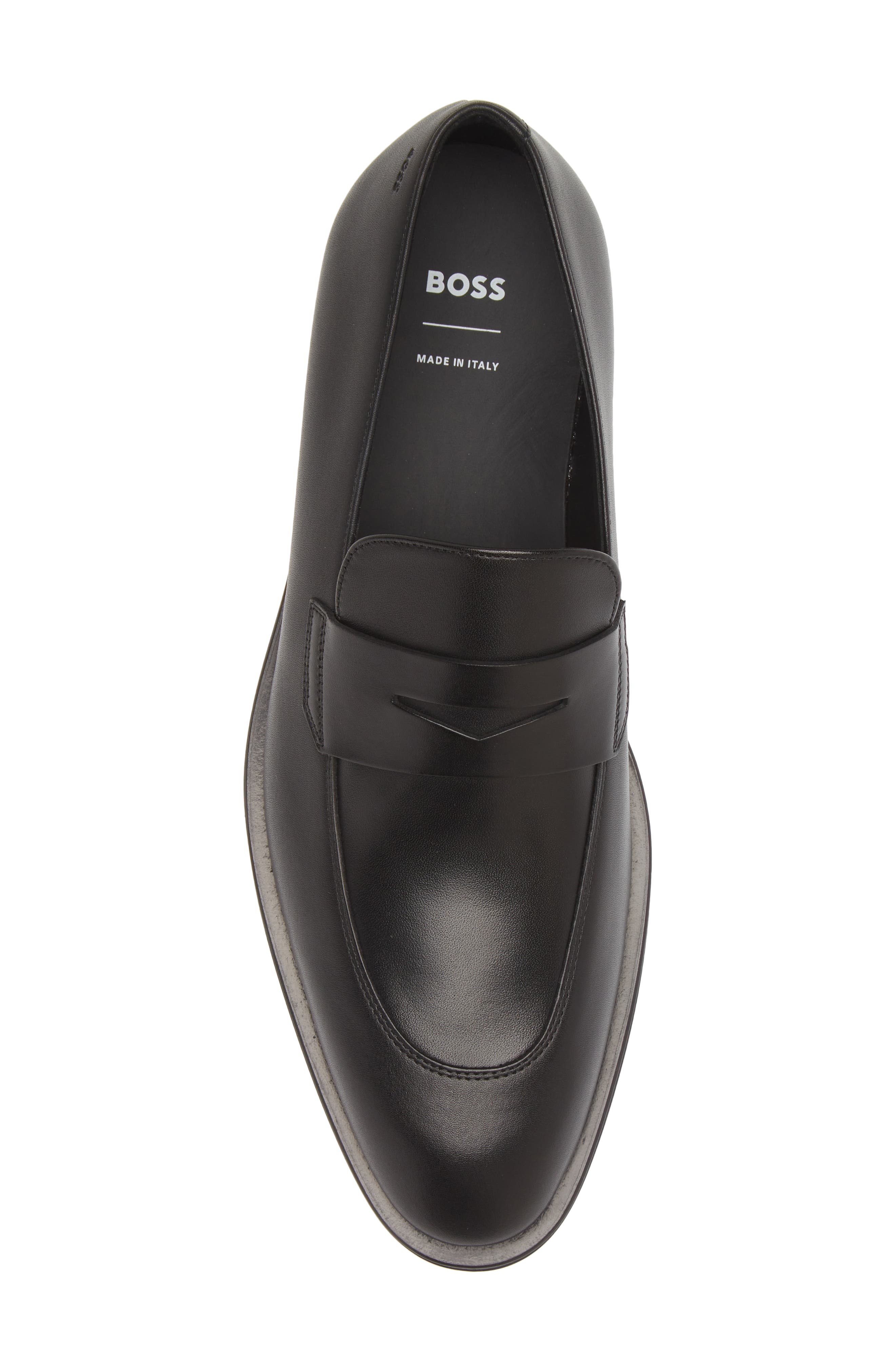 BOSS Derreck Penny Loafer, Alternate, color, Blk