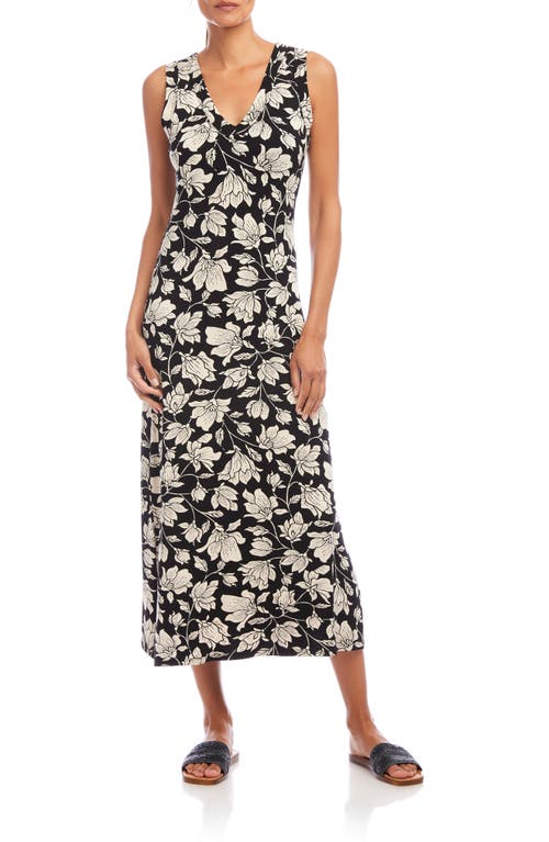 Karen Kane Sleeveless V-neck Midi Dress