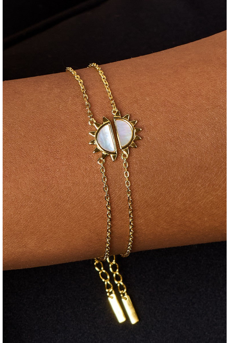 Day and Night Bracelet Set, Alternate, color, Night
