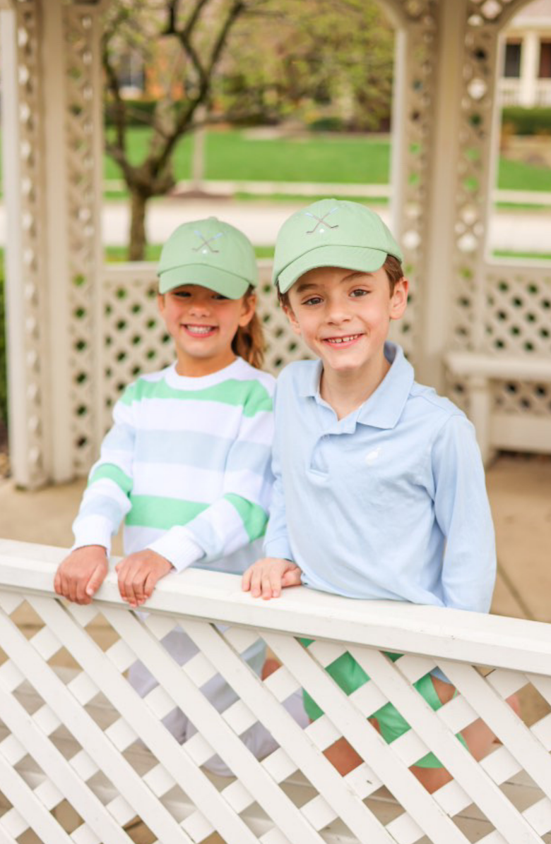 Bits & Bows Golf Clubs Baseball Hat, Alternate, color, Green