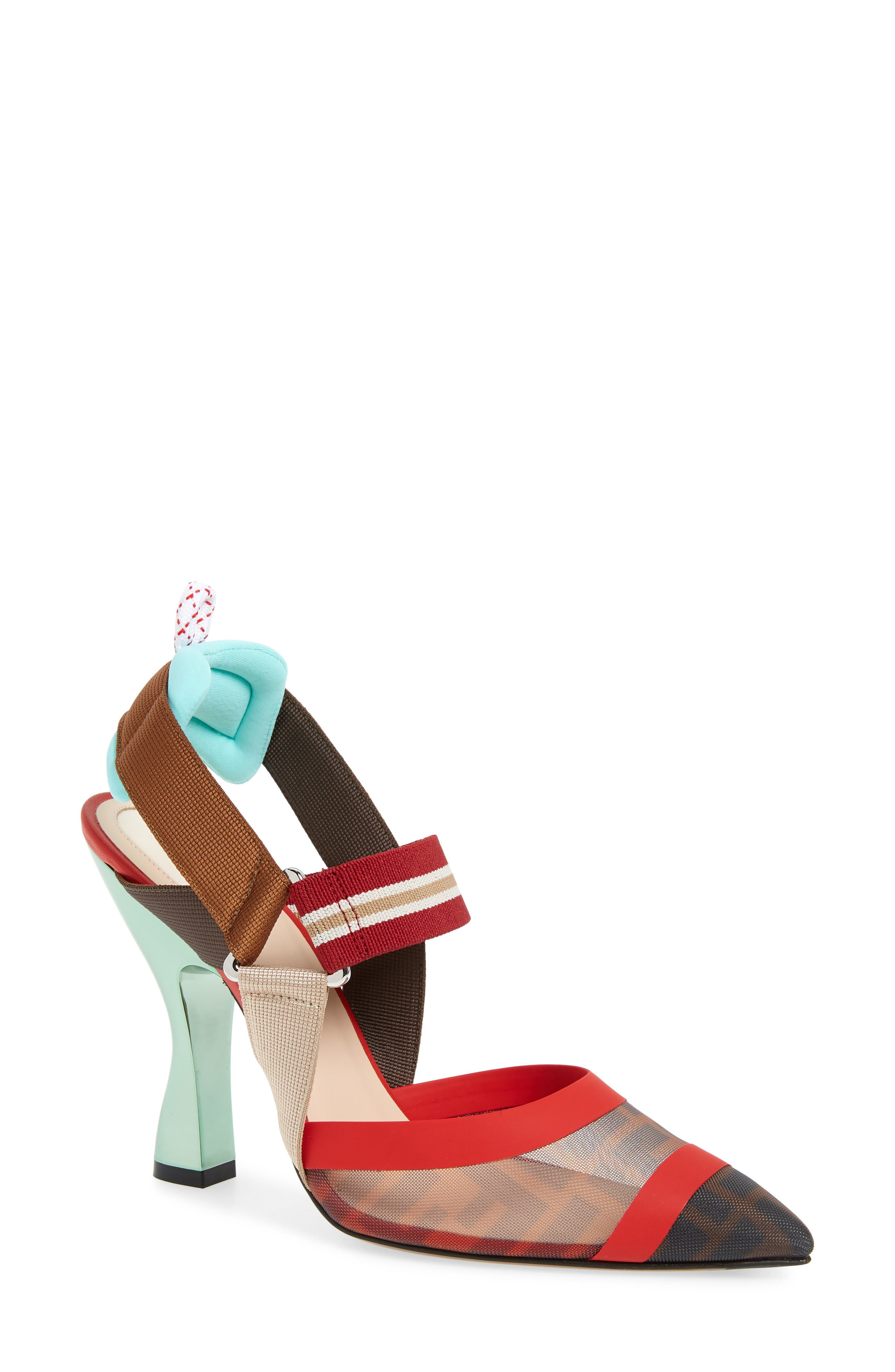 Fendi Colibri Slingback Pump, Main, color, 