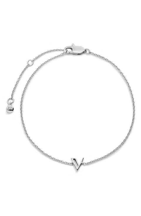 Initial Pendant Bracelet
