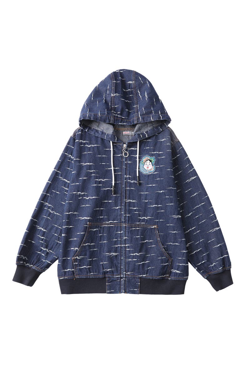 Kaketsugi Hoodie, Main, color, Blue