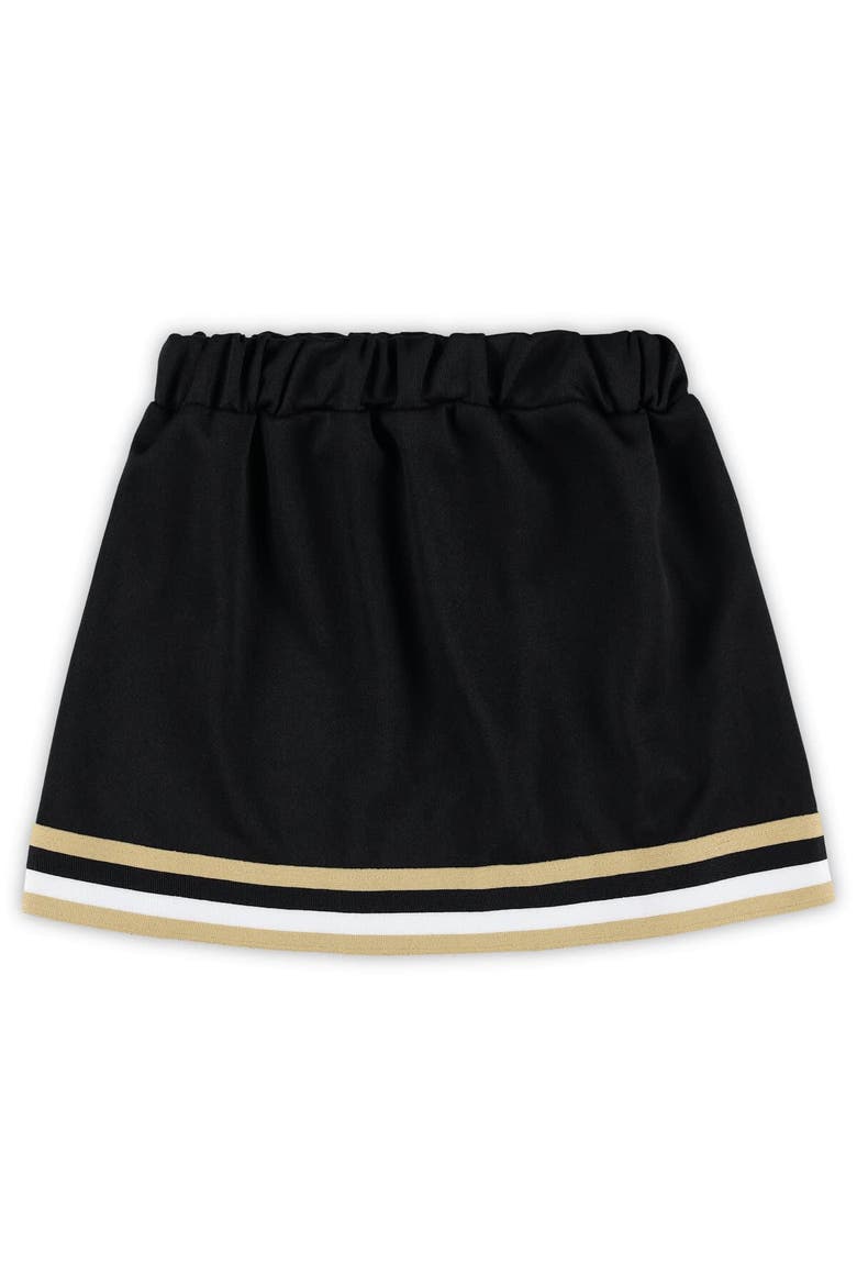 Girls Youth Black Vanderbilt Commodores 2-Piece Cheer Set, Alternate, color, Black