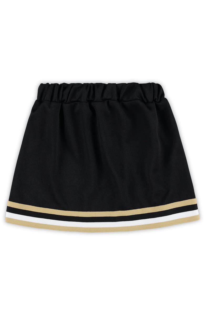 LITTLE KING Girls Youth Black Vanderbilt Commodores 2-Piece Cheer Set, Alternate, color, Black