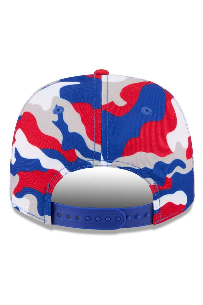 Men's New Era White Austin Dillon Patriotic Camo 9SEVENTY Stretch-Snap Hat, Alternate, color, White
