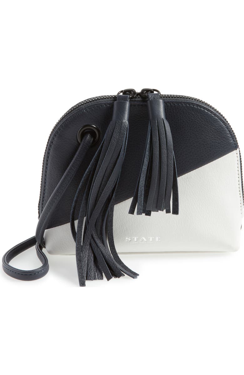 STATE Bags Kay Colorblock Leather Crossbody, Main, color,