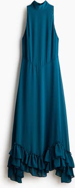 H&M Ruffled Maxi Dress