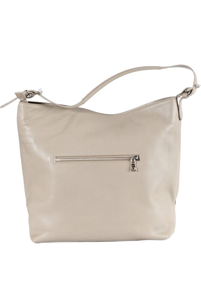 Forever & Always Shoes Vittoria Leather Shoulder Bag, Alternate, color, Beige Leather