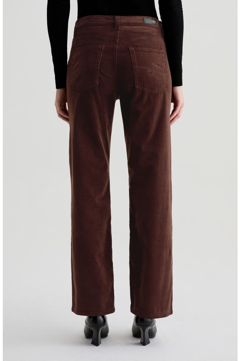 Brinley Mid Rise Straight Leg Corduroy Pants, Alternate, color, COFFEE BEAN