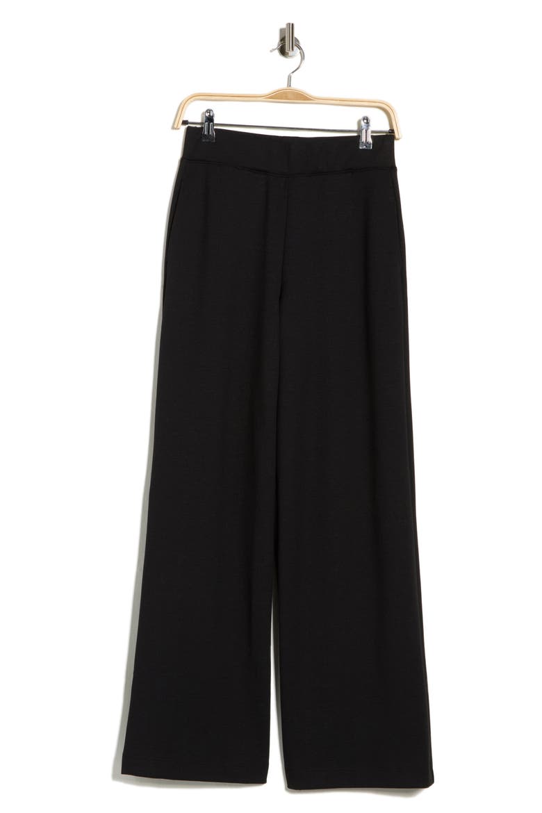 Darcelle High Waist Wide Leg Pants, Alternate, color, BLACK