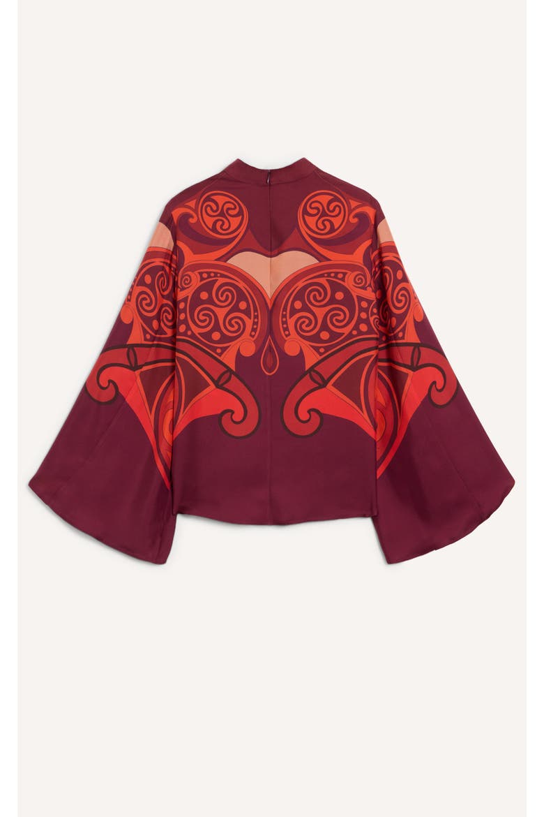 Make An Exit Top, Alternate, color, Alchemy Placée Dark Red