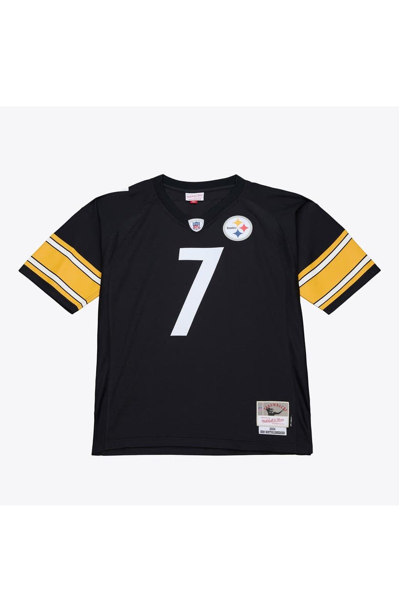 Mitchell & Ness Men's Mitchell & Ness Ben Roethlisberger Black Pittsburgh Steelers 2001 Legacy Throwback Replica Jersey, Main, color, Black