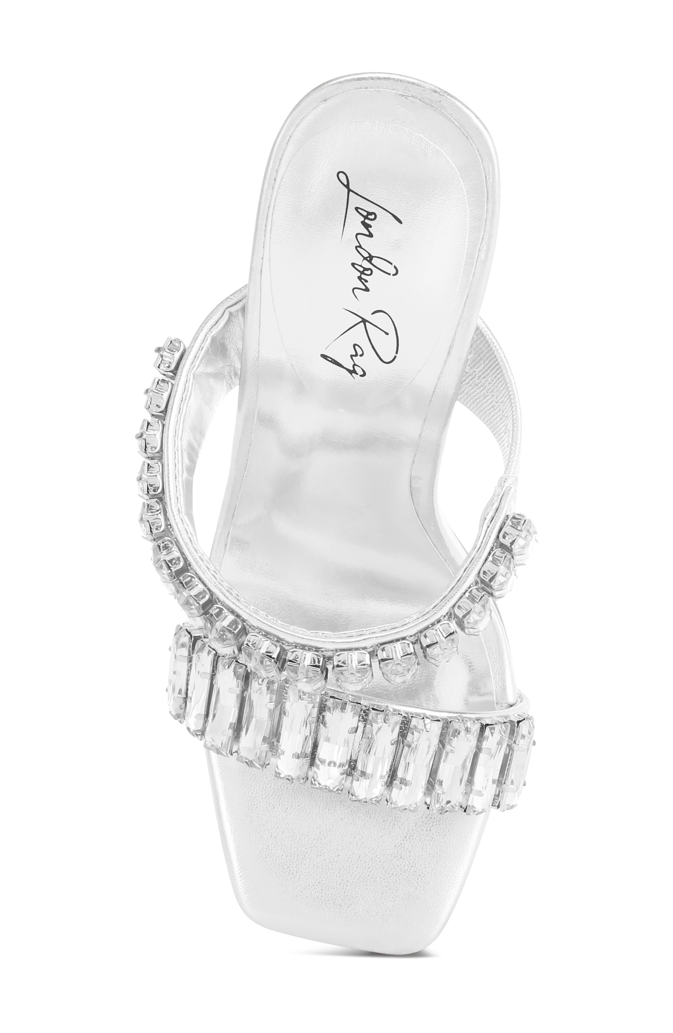 Leonardi Sandal, Alternate, color, SILVER