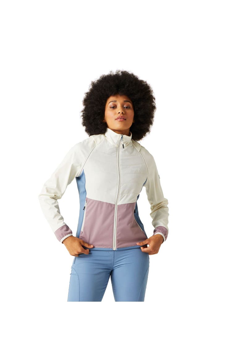 Steren II Hybrid Jacket, Alternate, color, White and Heather Blue