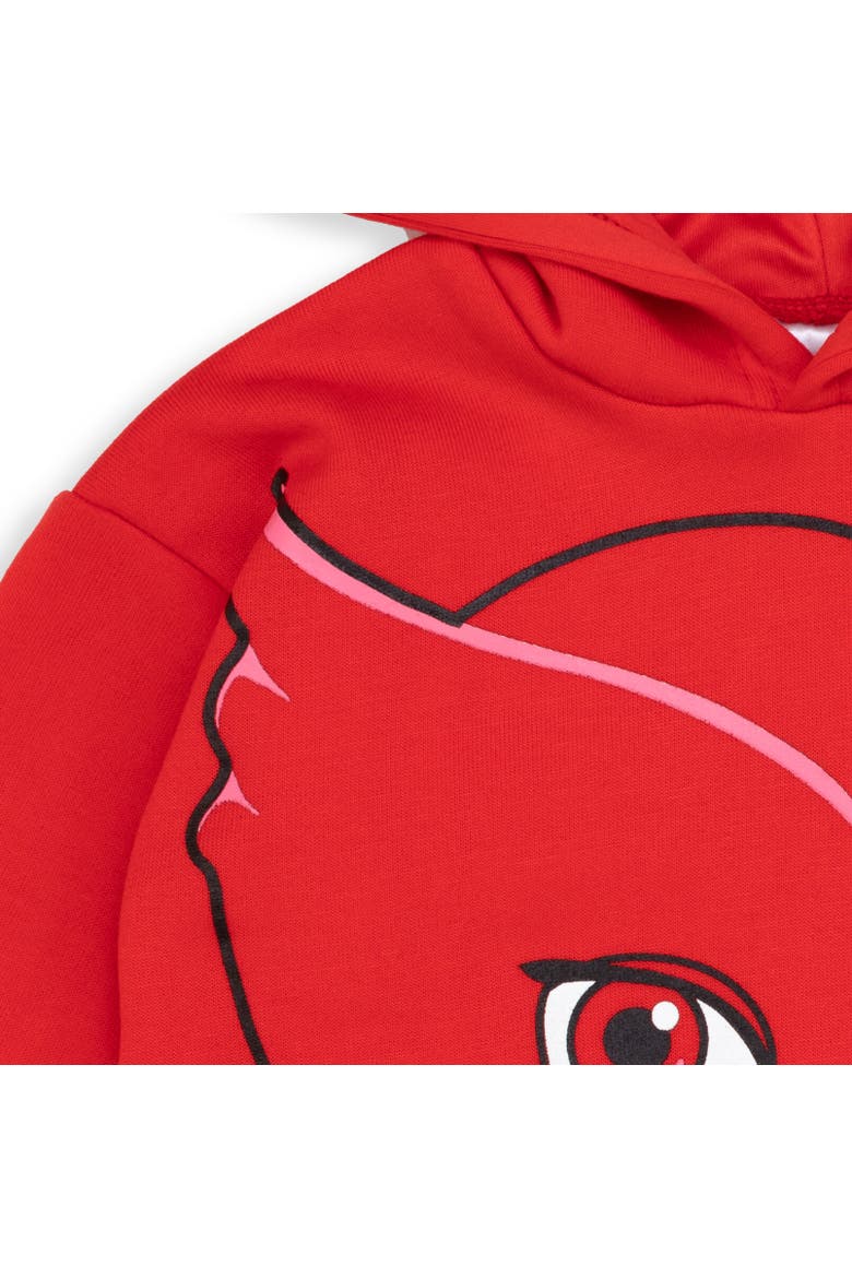 Pullover Hoodie, Alternate, color, Owlette Red