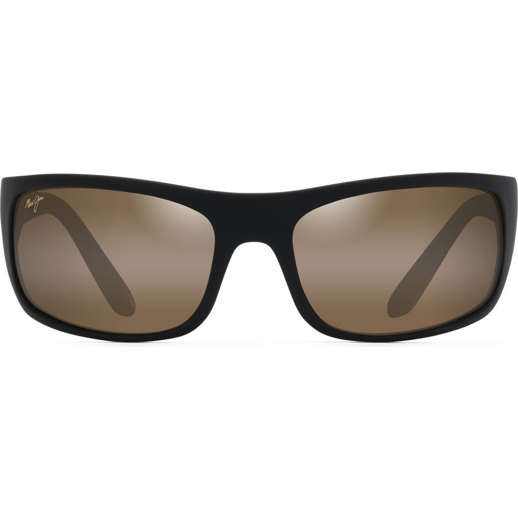 Maui Jim 'Peahi - PolarizedPlus®2' 65mm Sunglasses in Matte Black  product