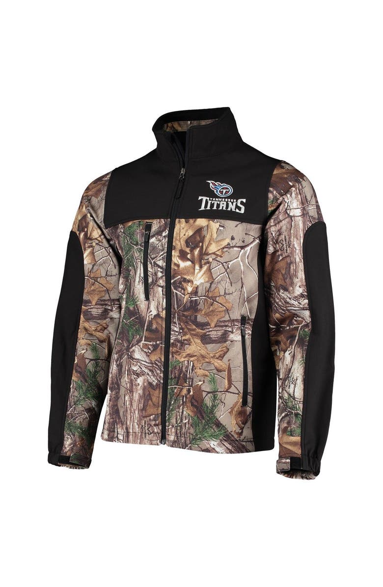 DUNBROOKE Men's Dunbrooke Realtree Camo/Black Tennessee Titans Circle Hunter Softshell Full-Zip Jacket, Alternate, color, 