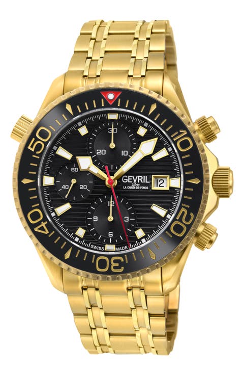 Hudson Yards Swiss Automatic Chronograph Watch, 43mm