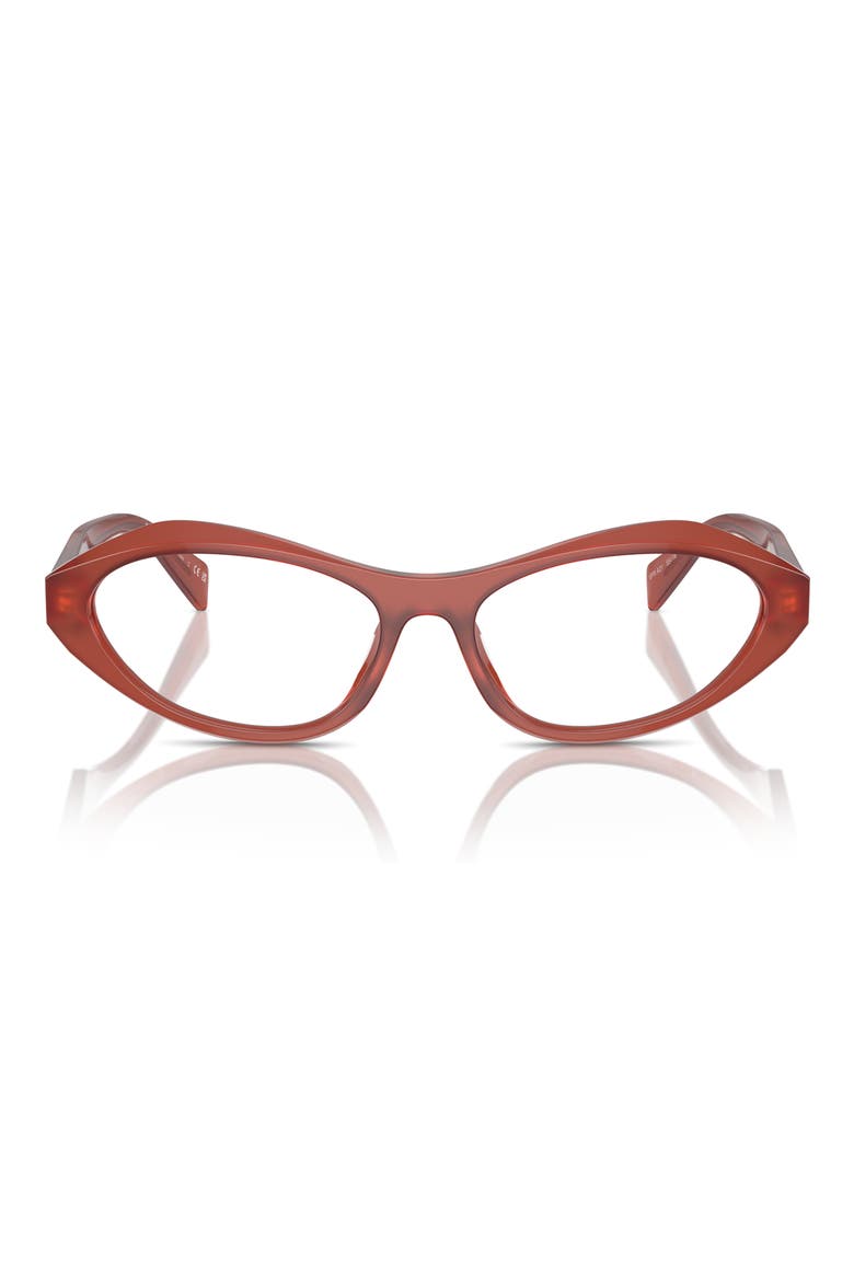 55mm Oval Optical Glasses, Main, color, OPAL CORNELIAN
