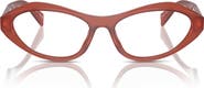 Prada 55mm Oval Optical Glasses