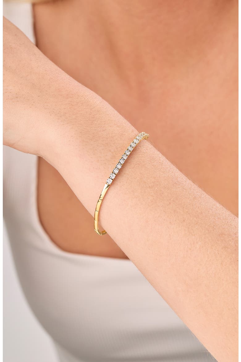 18K Gold Audrey Diamond Line Bracelet (Online Trunk Show), Alternate, color, 18K YELLOW GOLD