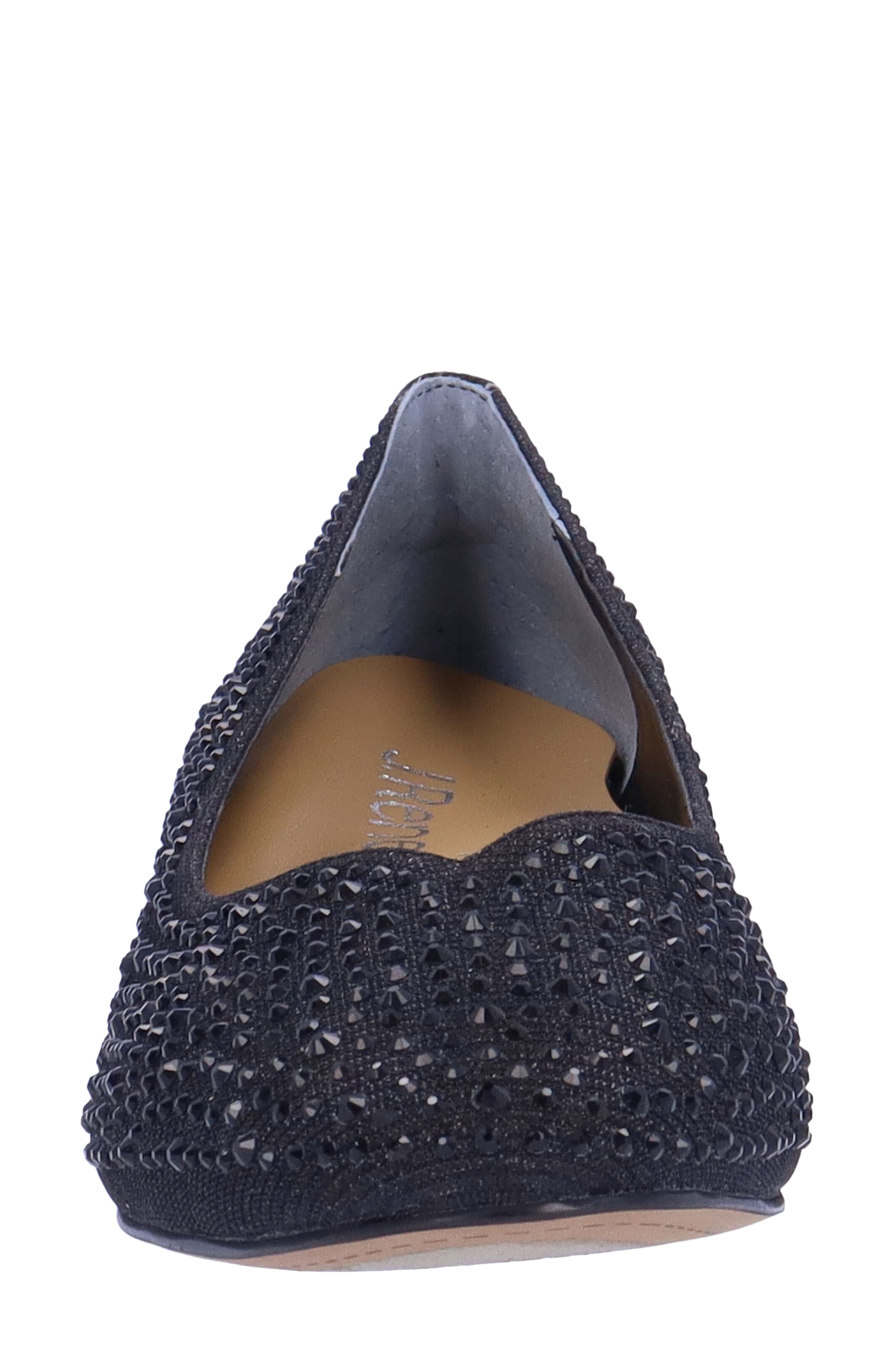 J. Reneé Bielle Embellished Pump, Alternate, color, Black