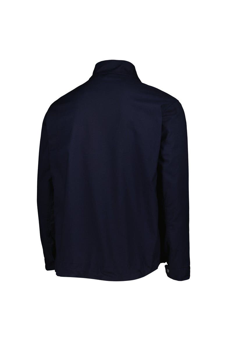 Men's Dunbrooke Navy Milwaukee Brewers Journey Tri-Blend Full-Zip Jacket, Alternate, color, Navy