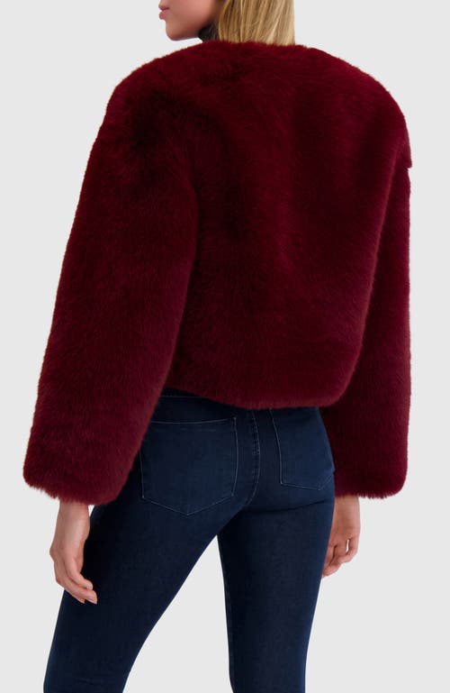 Lyla Grant Fur-free Fox (faux Fur) Bolero In Black