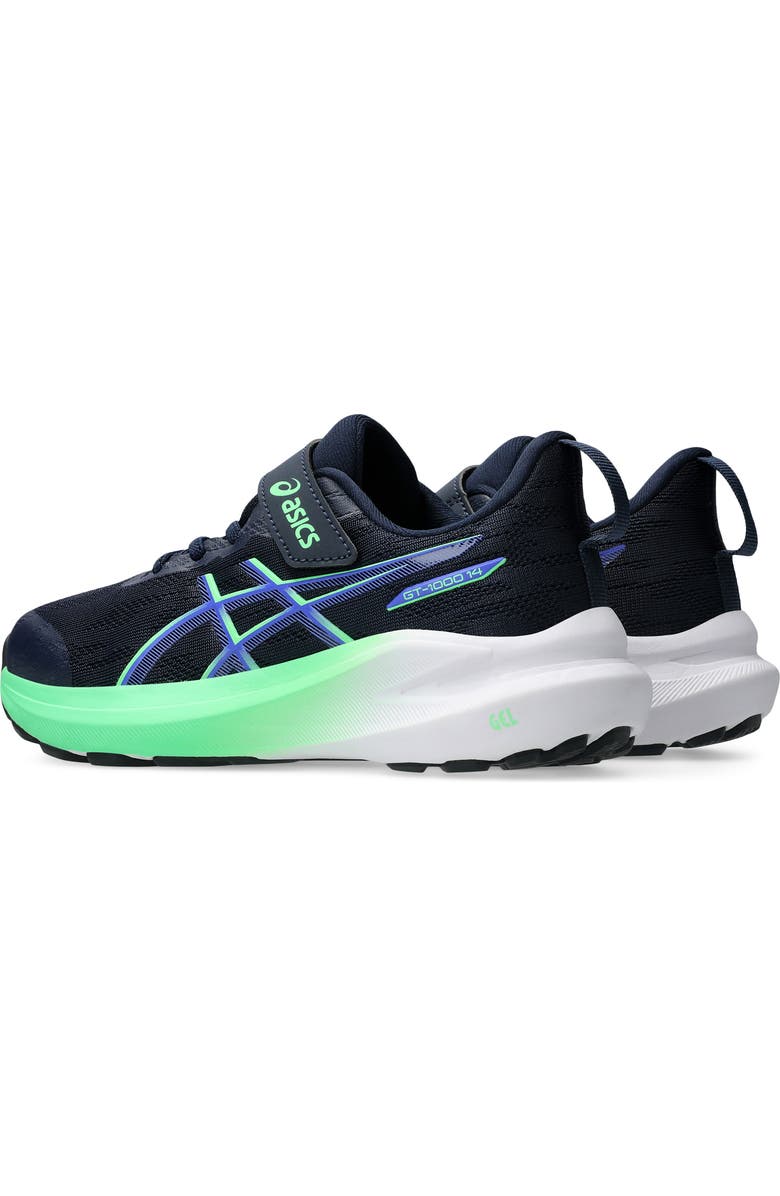 ASICS<sup>®</sup> Kids' GT-1000 13 Running Sneaker, Alternate, color, Midnight/ Vital Green