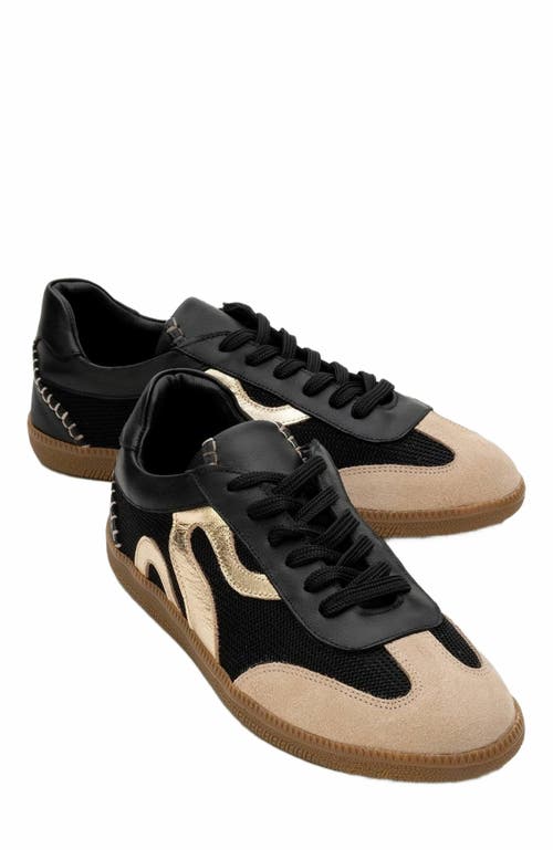 Forever & Always Shoes Perry Leather Sneakers in Black Leather at Nordstrom, Size 9