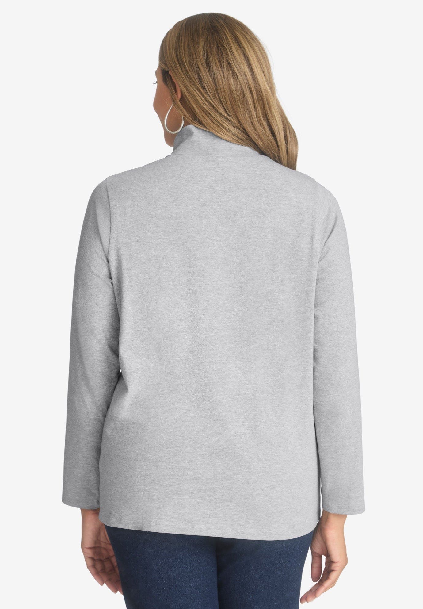 Long Sleeve Mockneck Tee - image 2