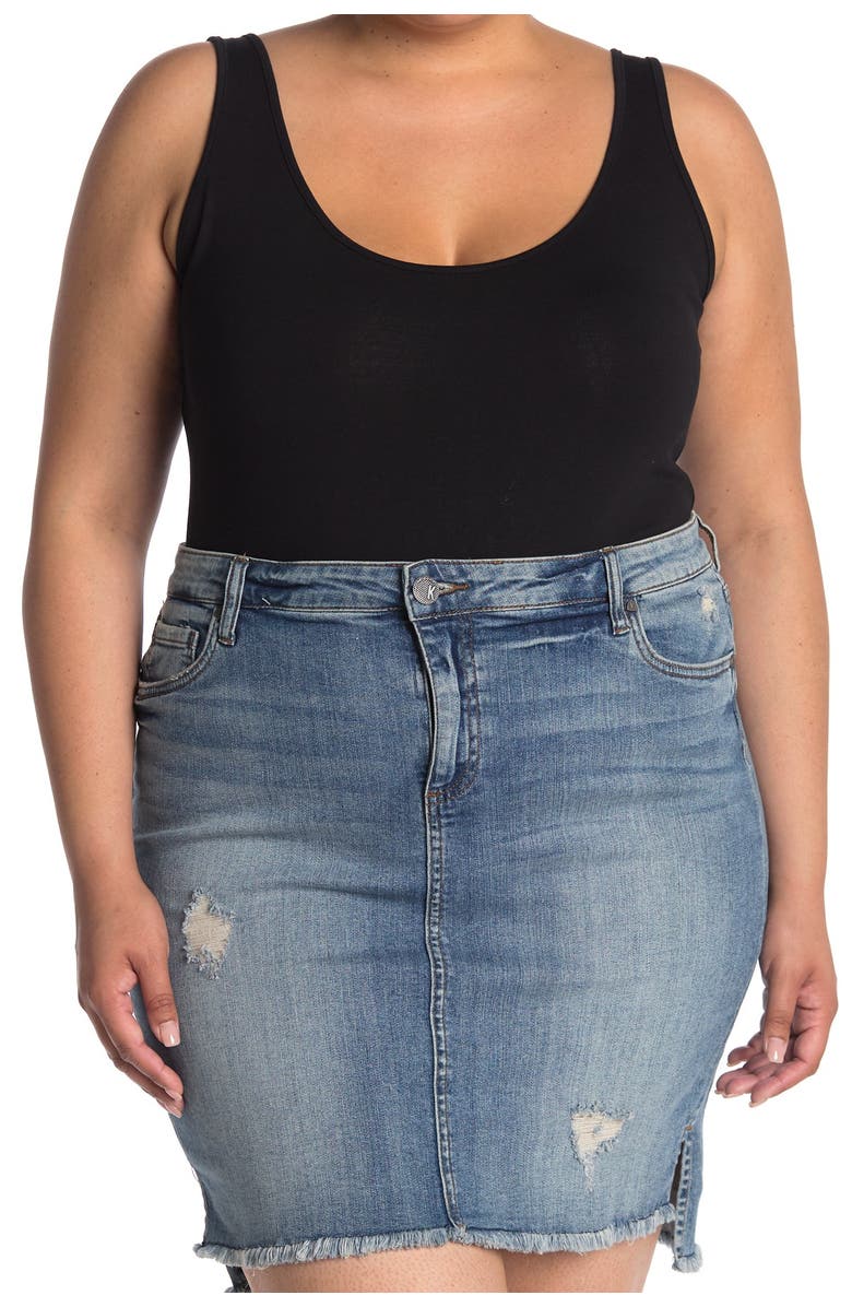 BP. Double Scoop Tank Bodysuit, Main, color, 