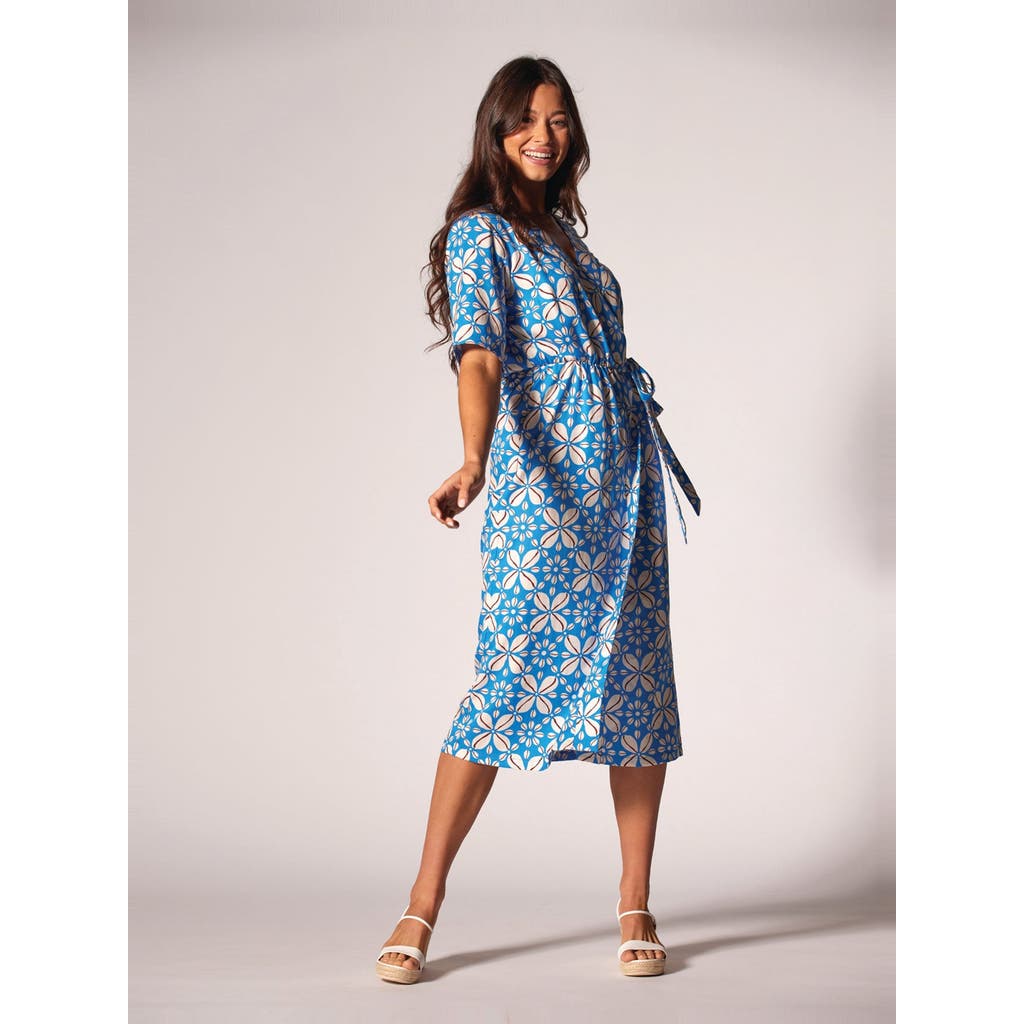 Tori Richard Flowrie Maika Dress In Harbor