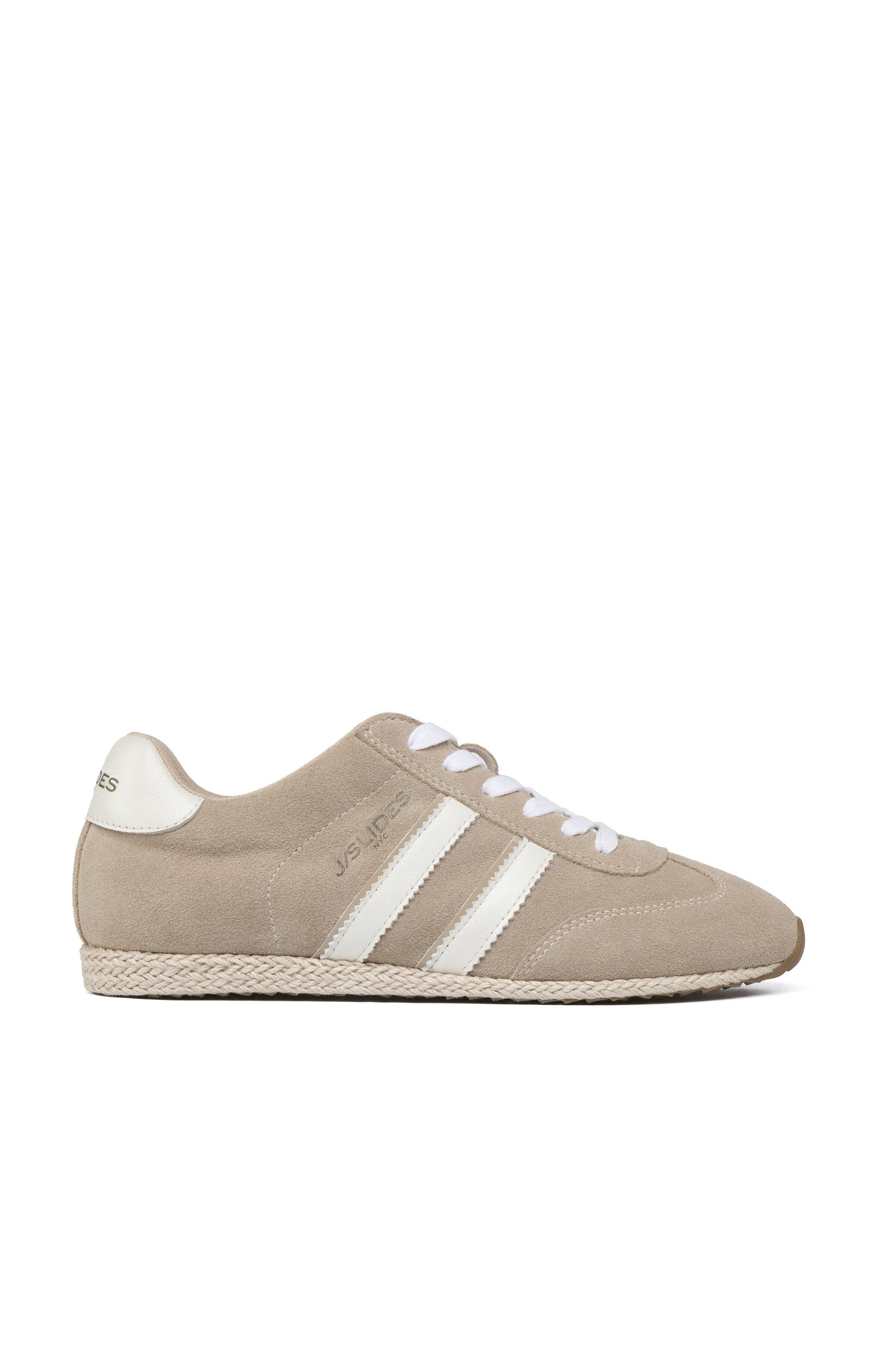Pacey Suede Espadrille Sneaker, Alternate, color, Sand
