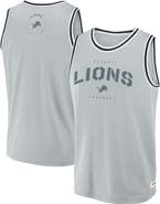 FANATICS Men's Fanatics Silver Detroit Lions Elements Future Ground Jersey Tank Top