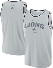 FANATICS Men's Fanatics Silver Detroit Lions Elements Future Ground Jersey Tank Top
