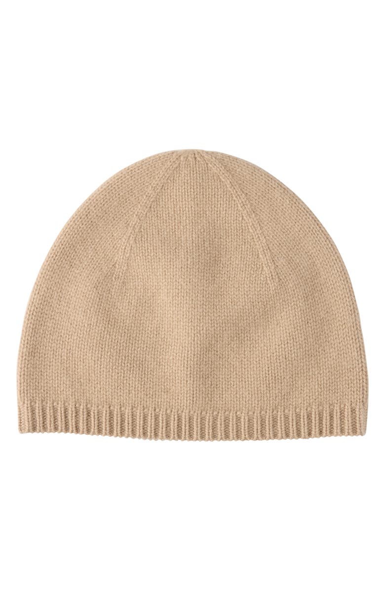 Vince Cashmere Beanie, Main, color, Camel
