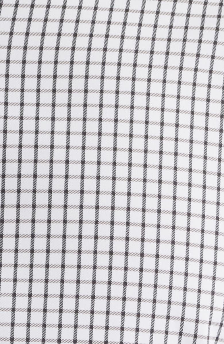 Peter Millar Hanford Check Performance Twill Button-Down Shirt, Alternate, color, Black