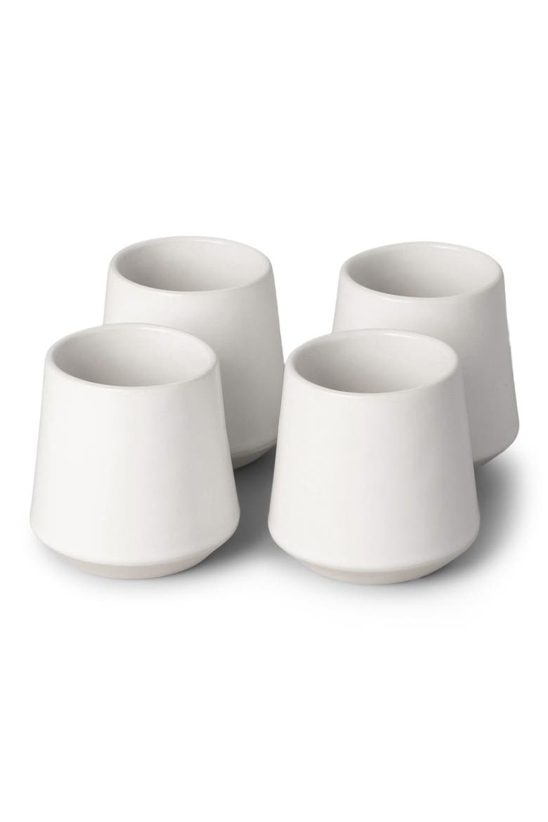 The Cups Set of 4 Cups, Main, color, CLOUD WHITE