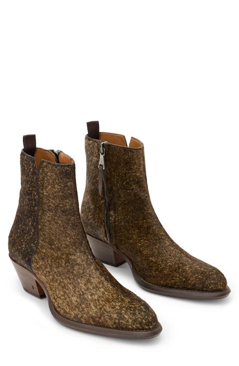 Wainwright Center Seam Genuine Calf Hair Boot (Men)